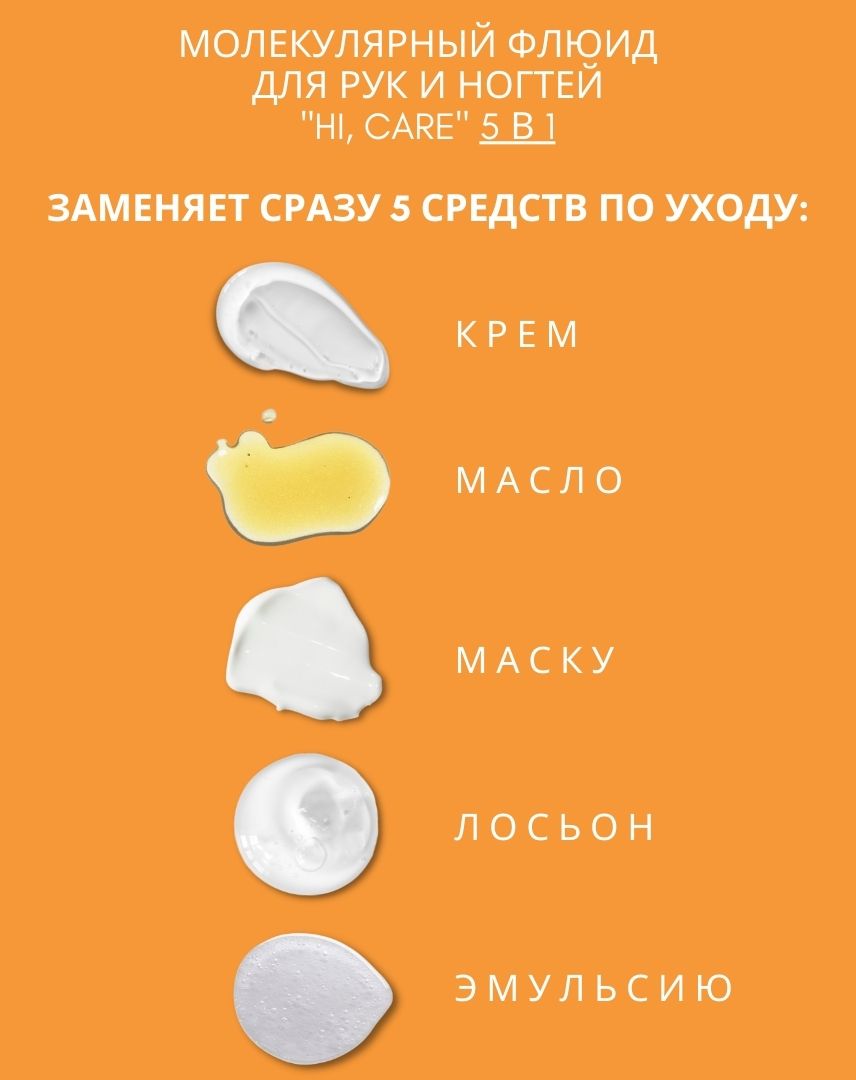 Молекулярный флюид для рук HI, CARE, питательный, 150 мл.